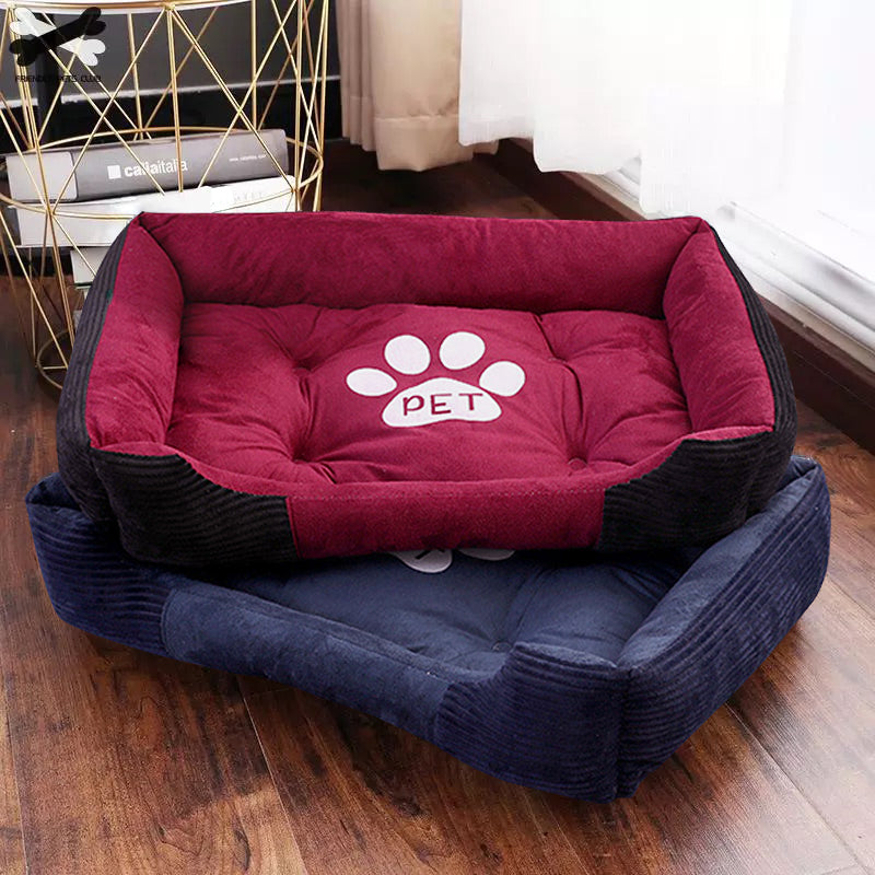 Dog Bed - Paw Print design